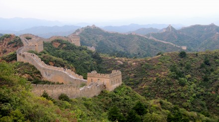 Marche sur la grande muraille de Chine