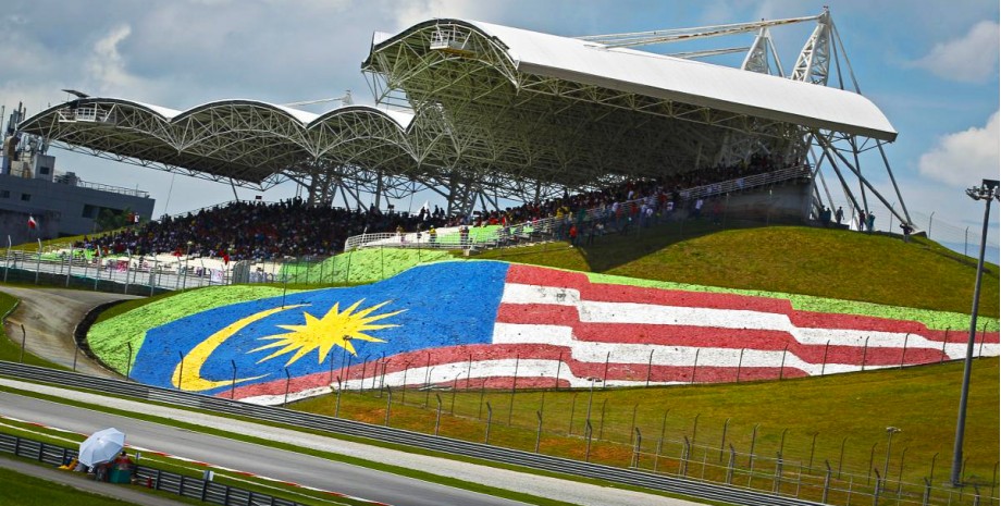 Le circuit de Formule 1 de Sepang