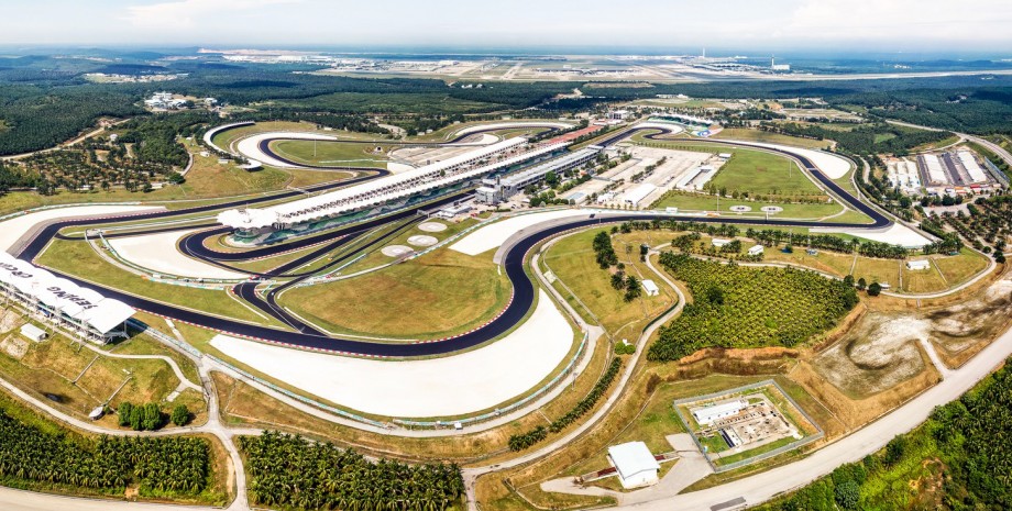 Le circuit de Formule 1 de Sepang